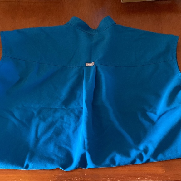 FIGS Alps Blue Rafaela Scrub Top - Picture 5 of 5